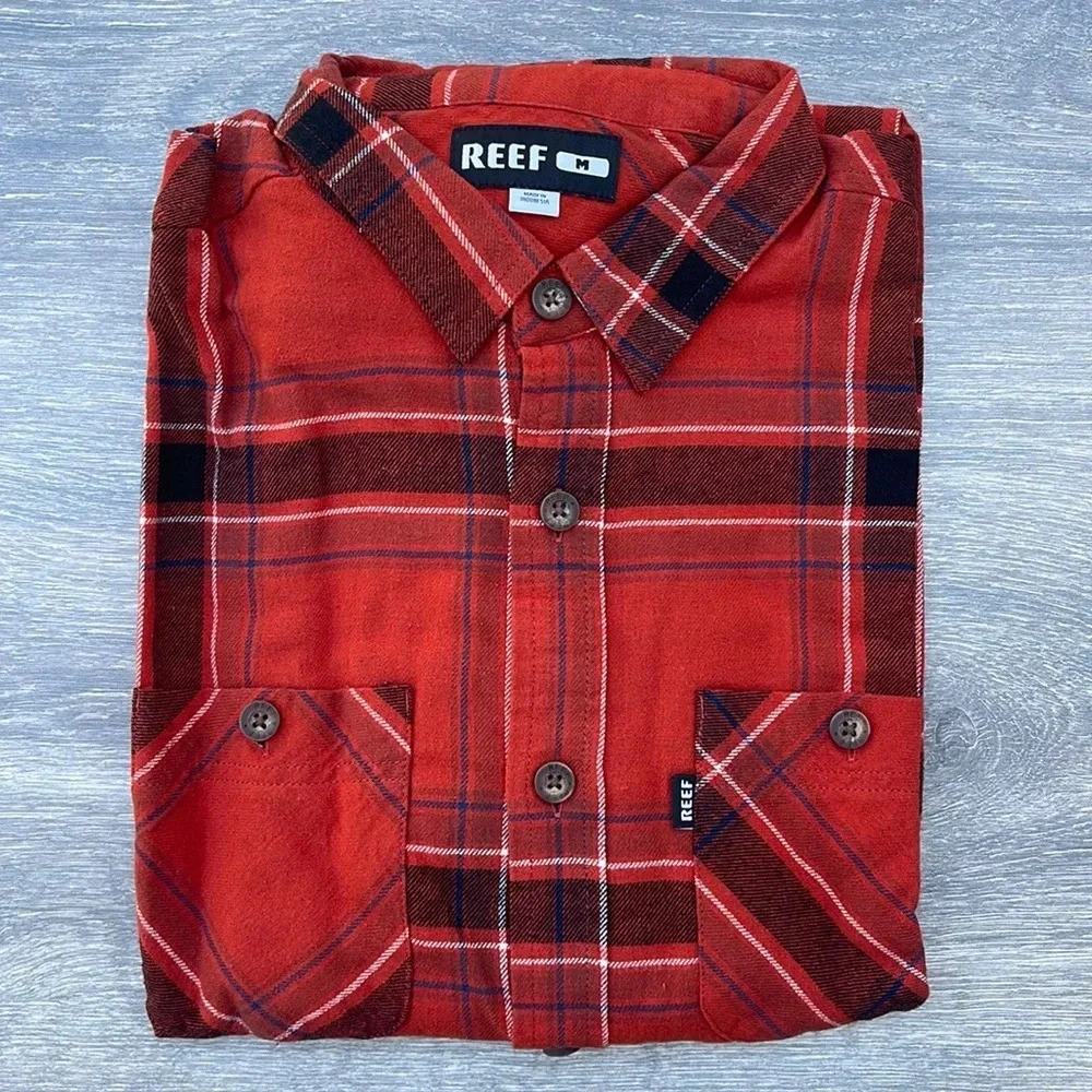 Reef Men's Vaughn LS Flannel Woven - Picture 3 of 7